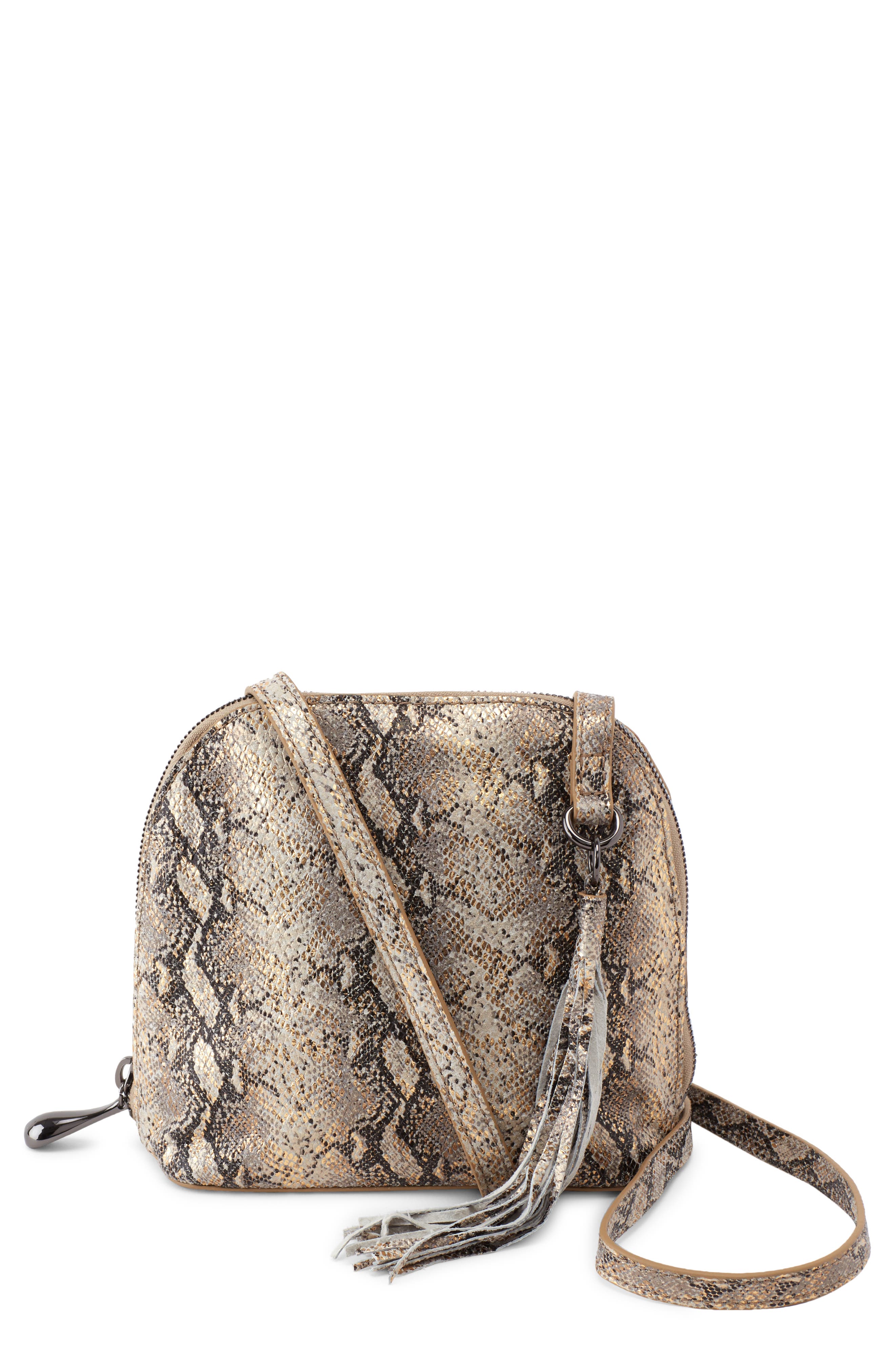 Hobo Nash Calfskin Leather Crossbody Bag In Glam Snake | ModeSens