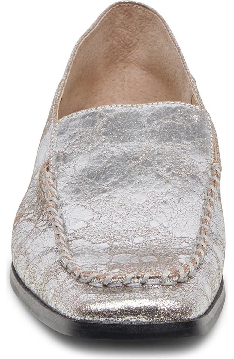 Dolce Vita Beny Loafer, Alternate, color, Silver Distressed Le