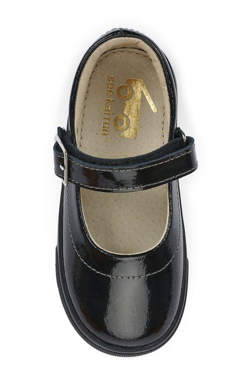 Shop See Kai Run Kids' Lucia Mary Jane In Black Patent