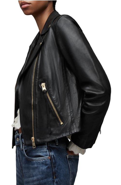 ALLSAINTS ALLSAINTS DALBY LEATHER BIKER JACKET 