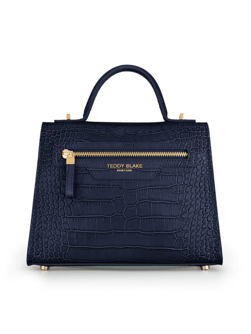 Teddy Blake Ava Croco 11" In Blue Jeans
