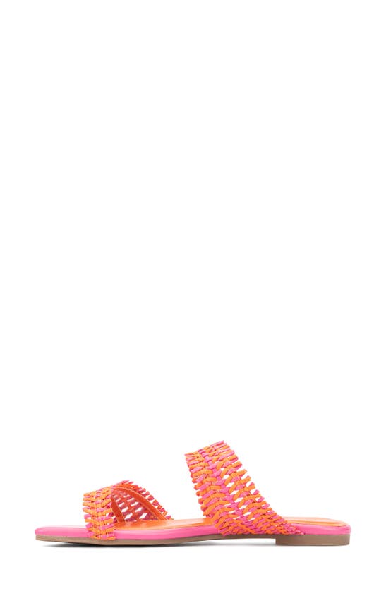 Fashion To Figure Pammy Sandal In Pink Multi