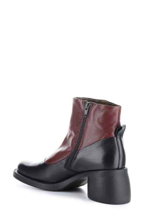 Shop Fly London Hint Boot In Black/wine