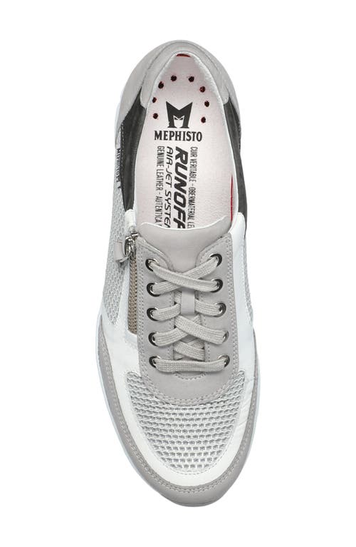 Mephisto Ylona Sneaker In Light Grey