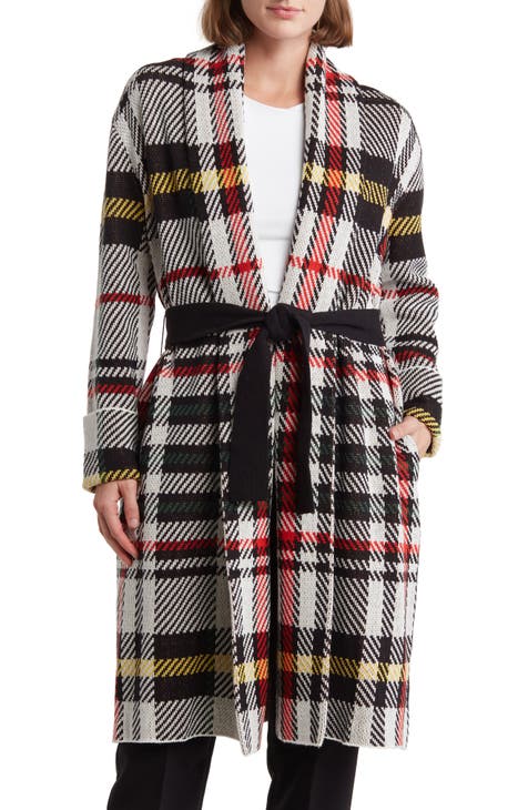 Nordstrom rack plaid on sale coat