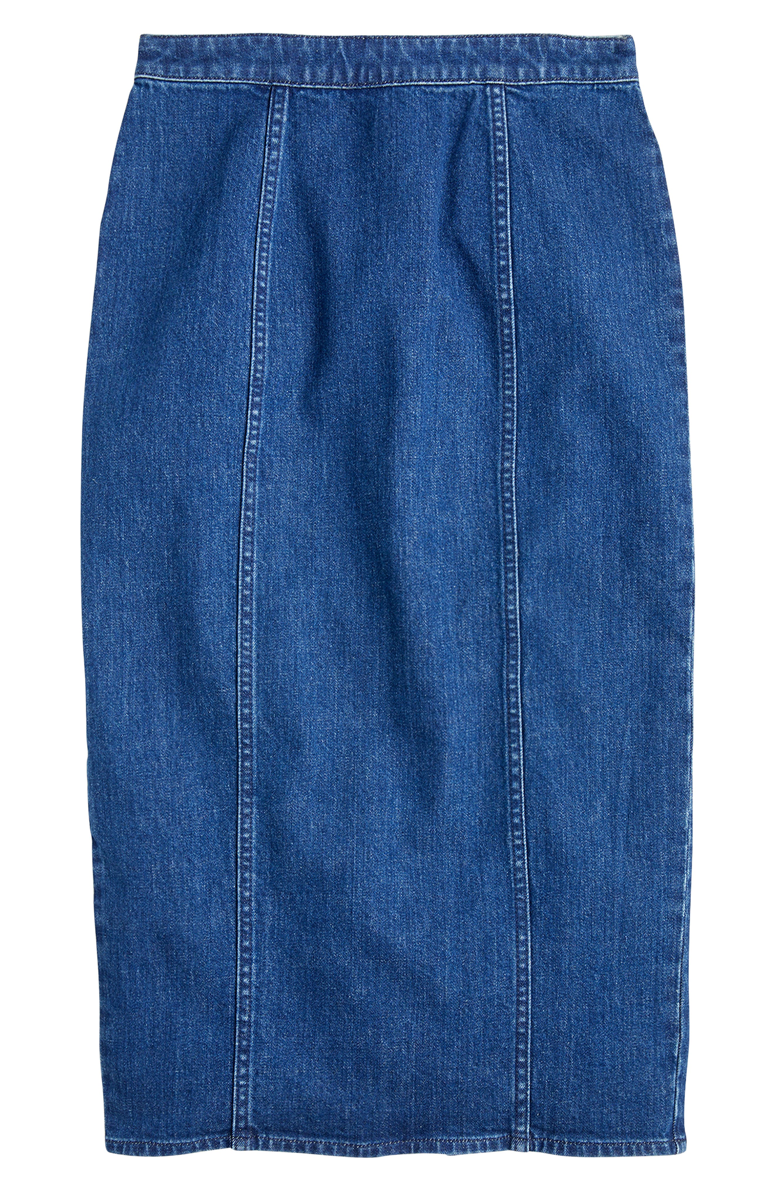 J.crew Clean Pencil Skirt, Blue