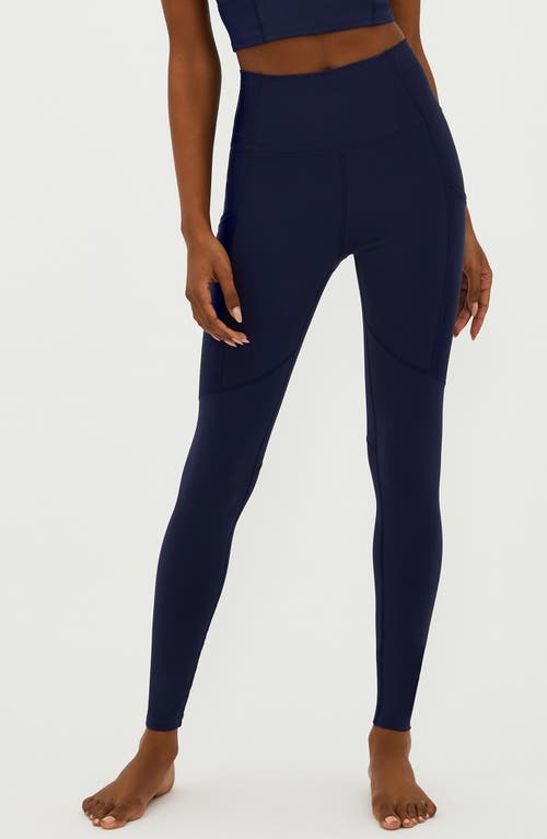 Shop Beach Riot Allora Pocket Leggings In Ultramarine