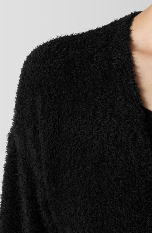 Shop Eileen Fisher Crop Cardigan In Black