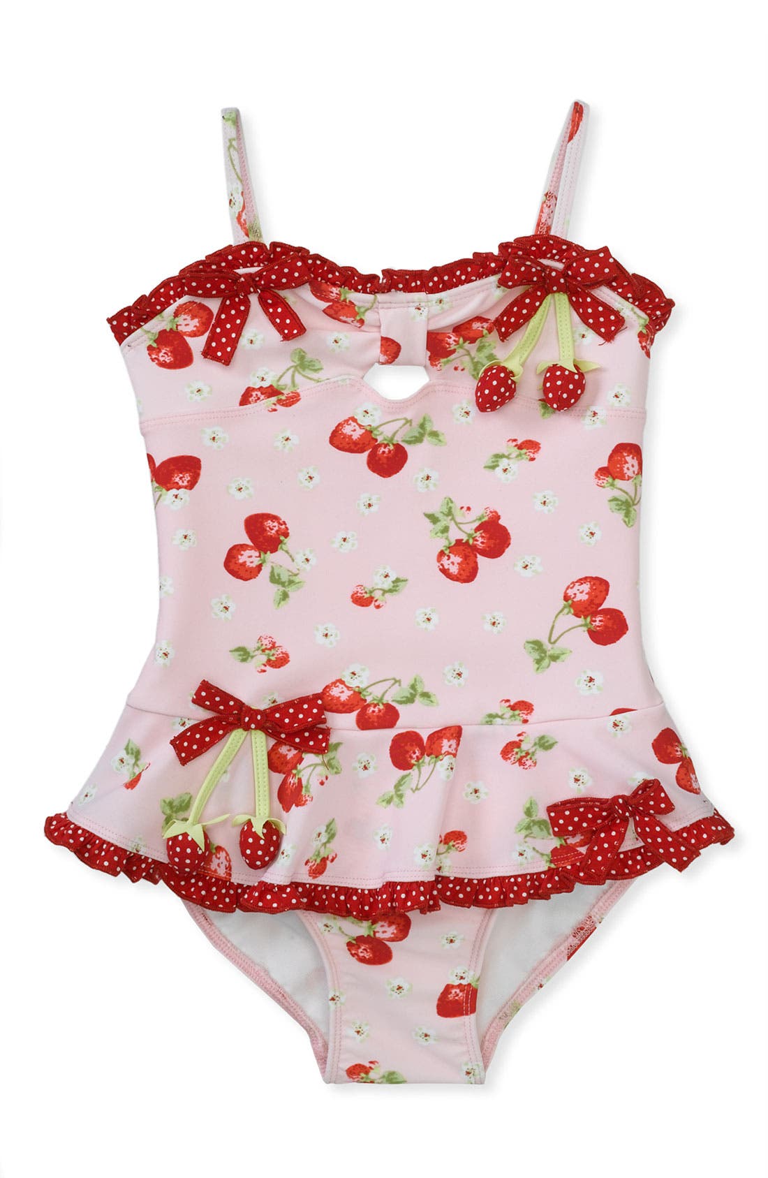 Kate Mack 'Strawberry' One Piece Swimsuit (Toddler) Nordstrom