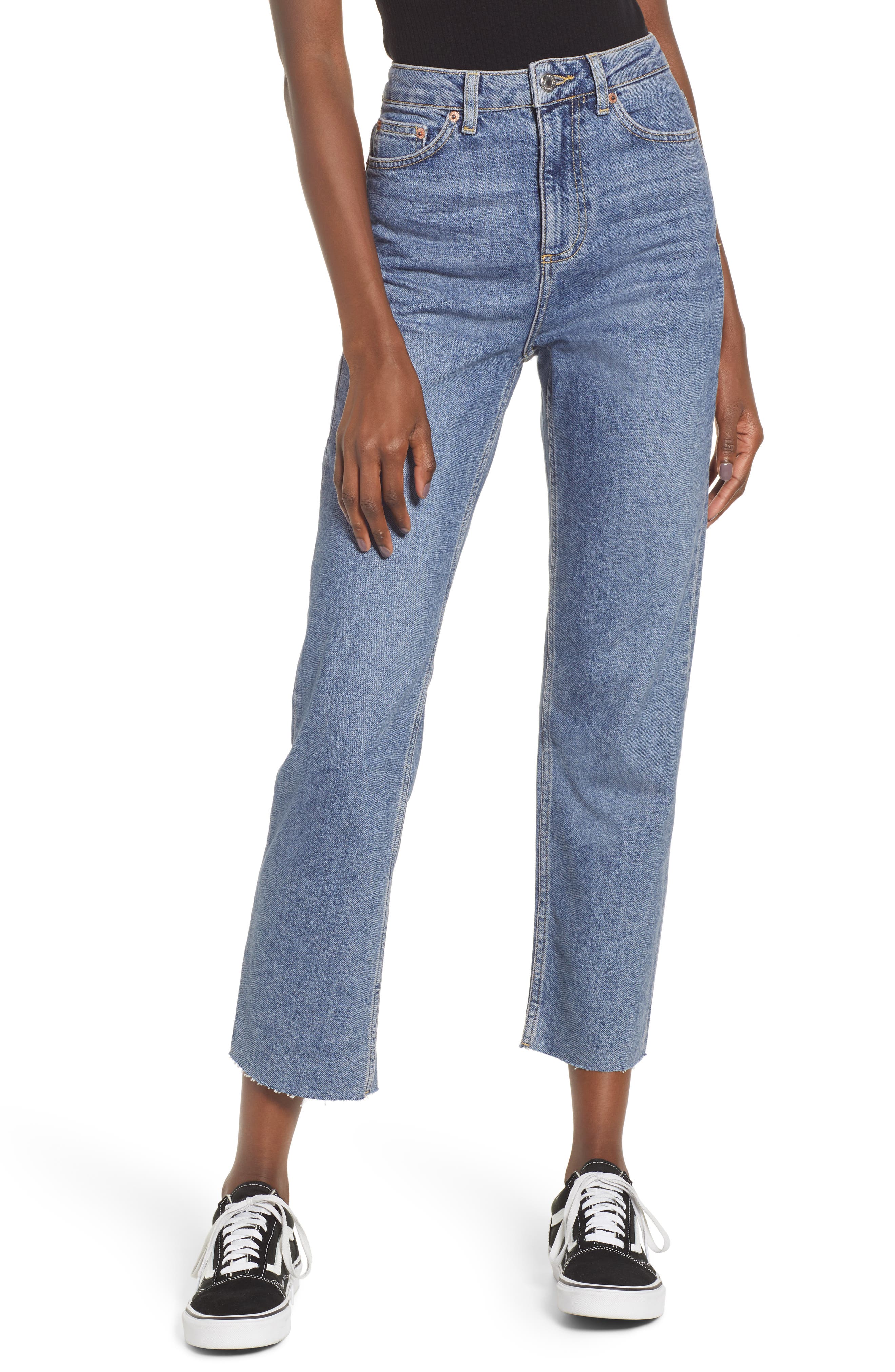 raw hem denim