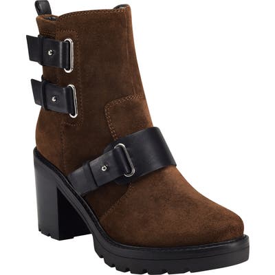 Marc Fisher Ltd Dream Moto Boot- Brown