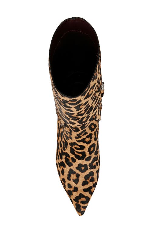 Franco Sarto Alberta Mid Shaft Boots In Brown Leopard