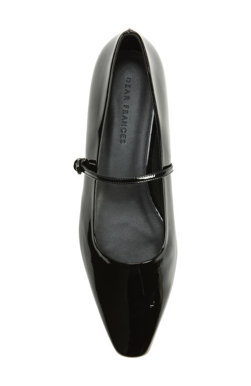 Shop Dear Frances Mary Jane Flat In Black Patent