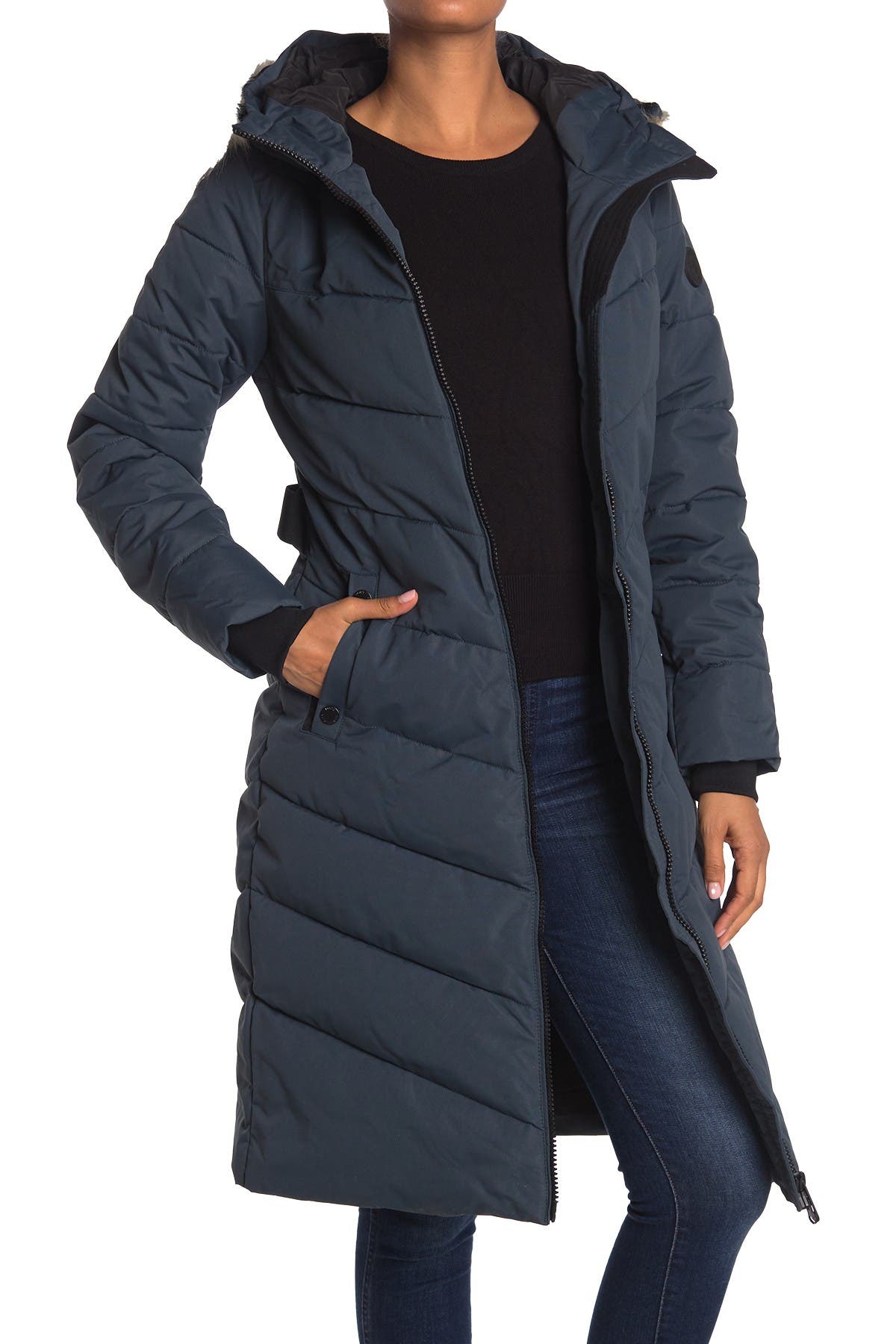 NOIZE | Capri Faux Fur Hooded Quilted Parka | Nordstrom Rack