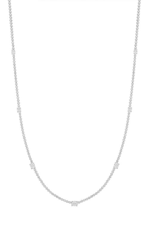 Bony Levy Audrey Diamond Tennis Necklace in 18K White Gold at Nordstrom