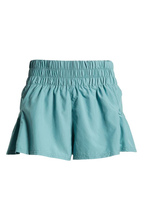 Shop Fp Movement By Free People Free People Fp Movement Get Your Flirt On Shorts In Eucalyptus