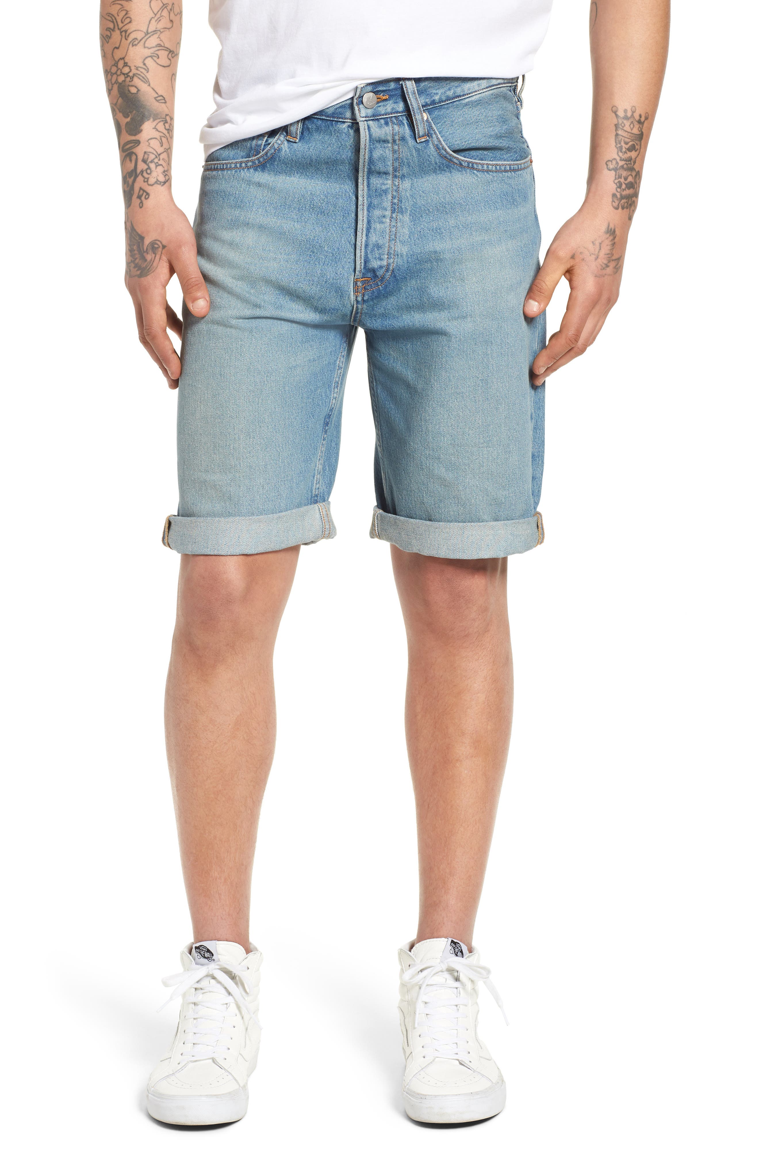 calvin klein jean shorts