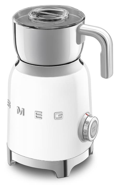 Smeg White Stainless-steel Milk Frother In White