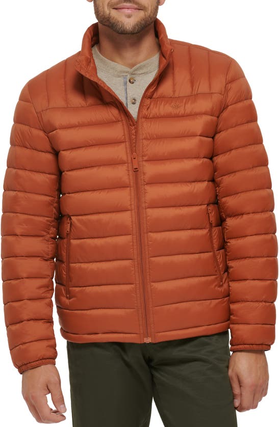 Shop Dockers ® Puffer Jacket In Orange