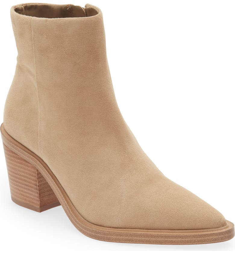 Vince Camuto Rinvalla Pointed Toe Leather Bootie | Nordstrom