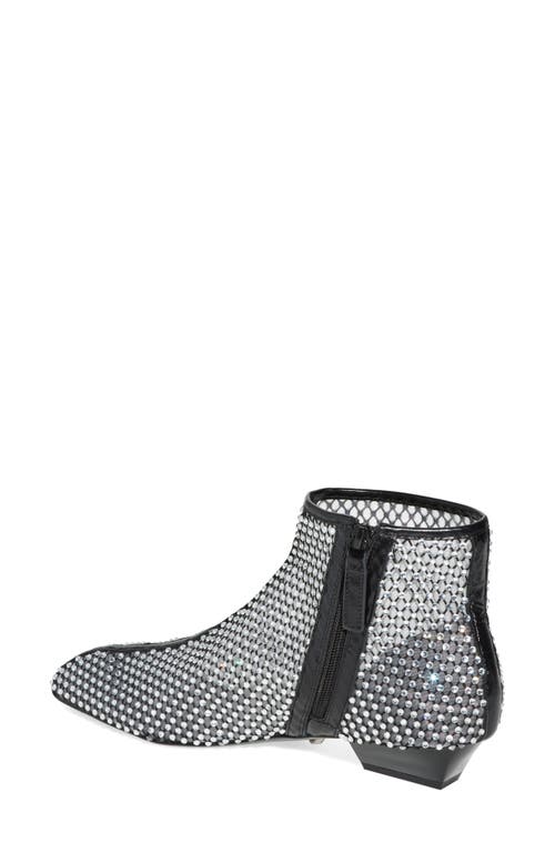 Rebecca Minkoff Crystal Bootie In Black