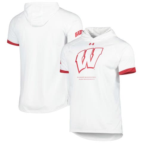 Under Armour #1 White Wisconsin Badgers Replica Football Jersey