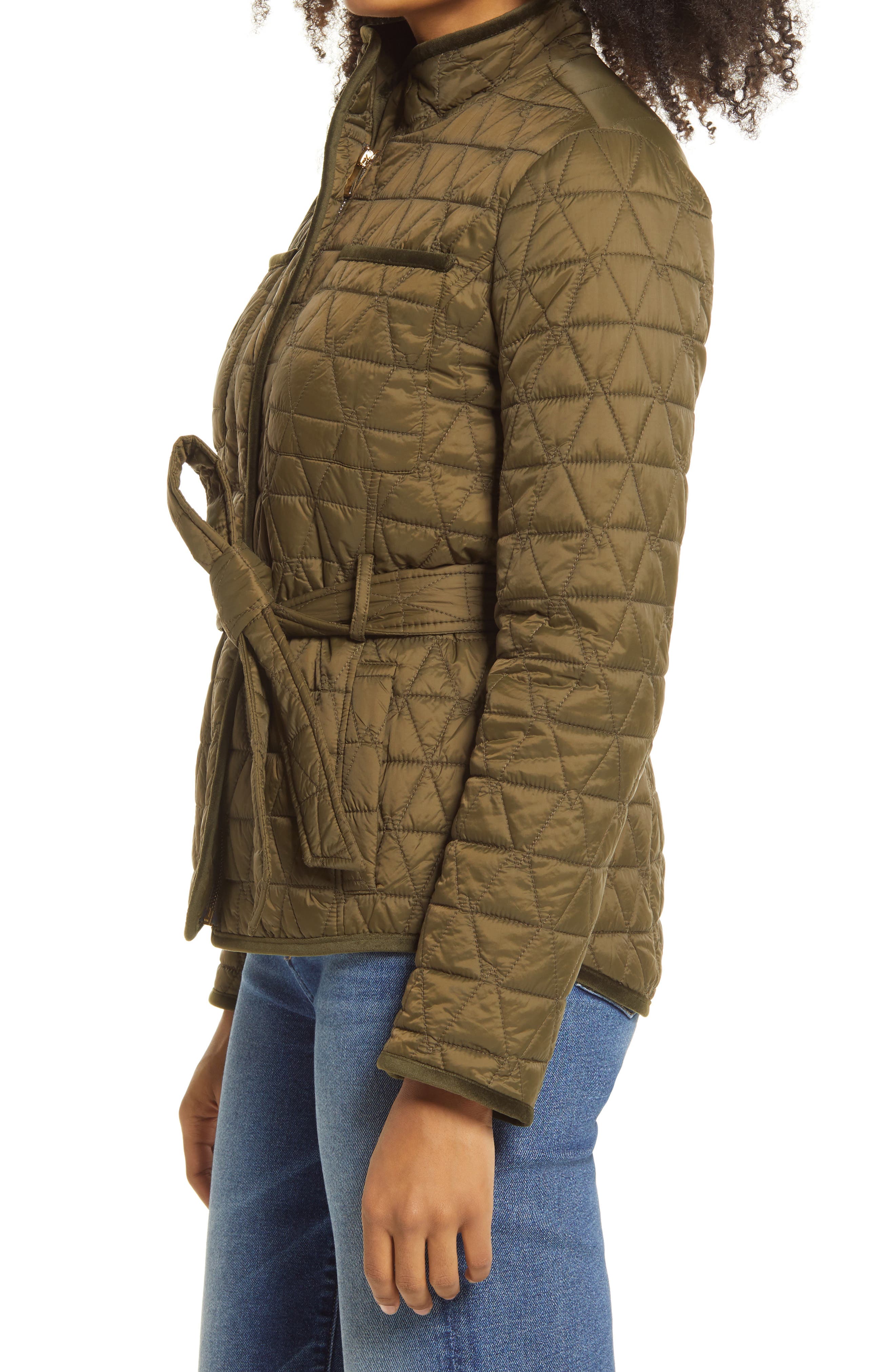 halogen belted lightweight jacket