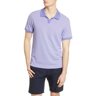 Zachary Prell Crestmont Johnny Collar Pique Polo, Purple