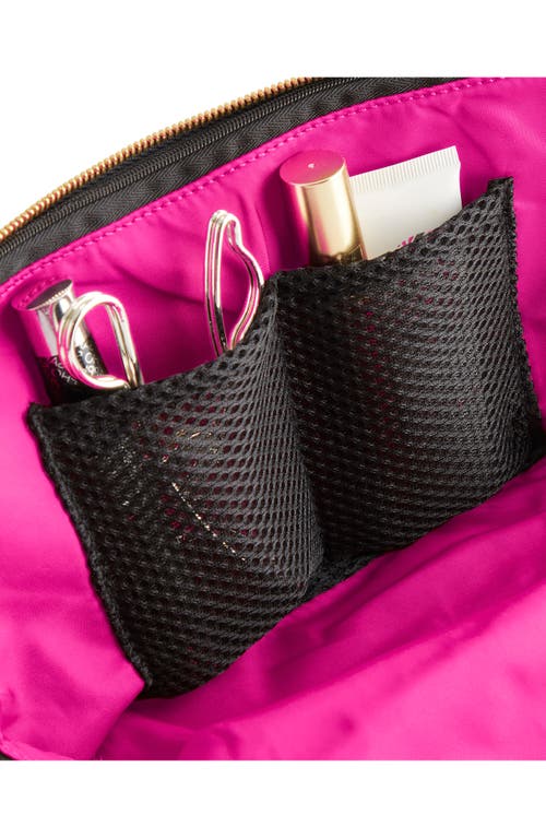 KUSSHI KUSSHI SIGNATURE LEATHER MAKEUP BAG 