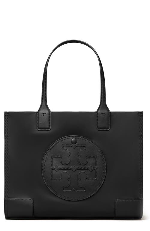 Tory Burch Small Ella Recycled Nylon Tote in Black at Nordstrom