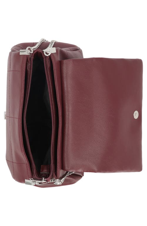 Tahari Sammy Flap Shoulder Bag In Cabernet