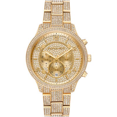 Michael Michael Kors Runway Crystals Bracelet Watch, 4m