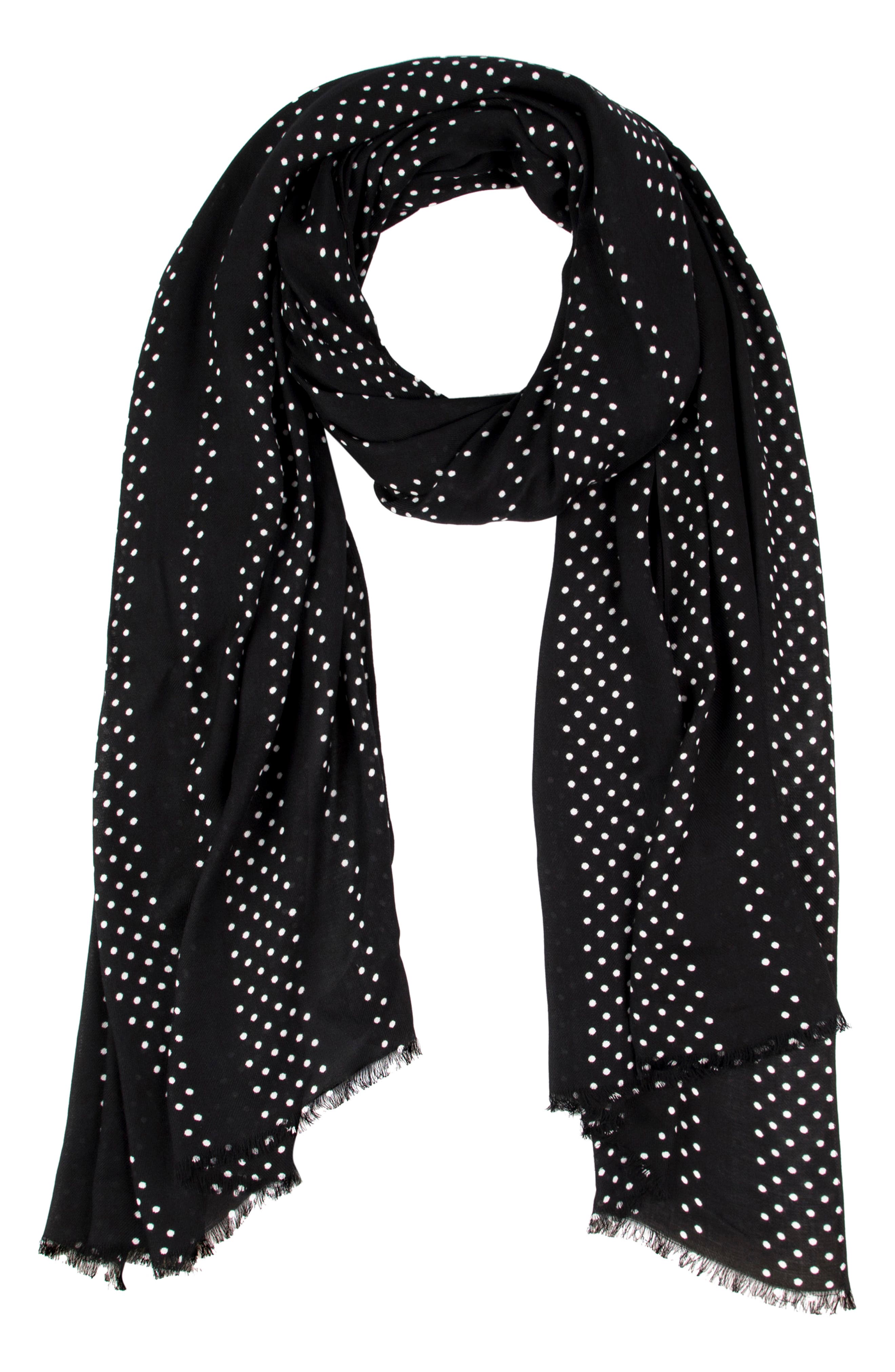 black summer scarf