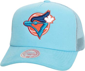 Men's Mitchell & Ness Red Boston Sox Curveball Trucker Snapback Hat