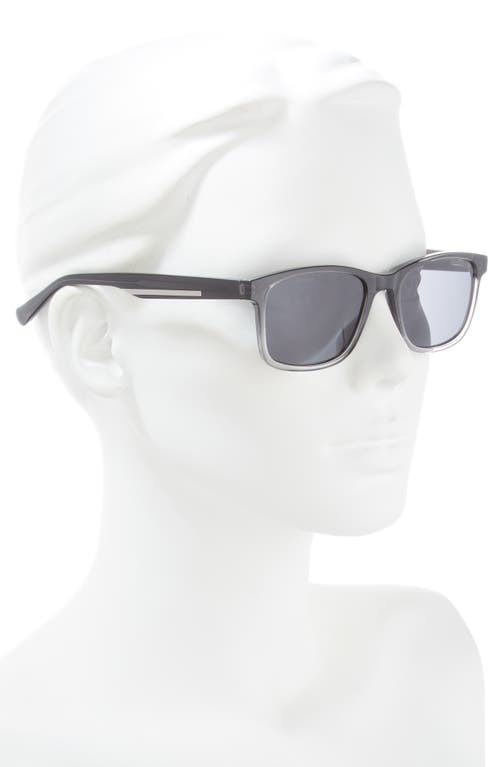 Ted Baker London 54mm Polarized Square Sunglasses In Grey