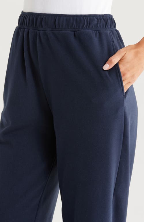 Zella Micro Fleece Joggers In Navy Sapphire