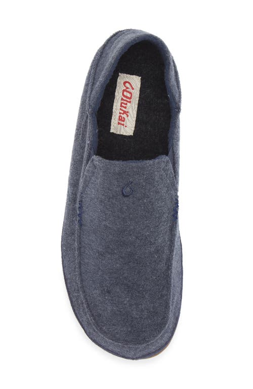 Shop Olukai Moloa Hulu Slip-on In Mood Indigo/mood Indigo