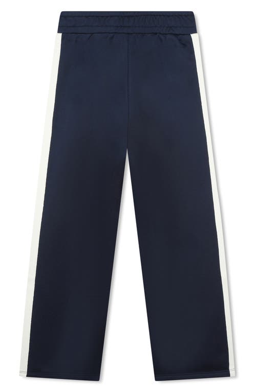 Shop Kenzo Kids' Boke Logo Track Pants In Navy