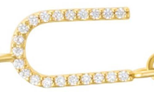 Adornia Pavé Cubic Zirconia Initial Anklet In Gold-u