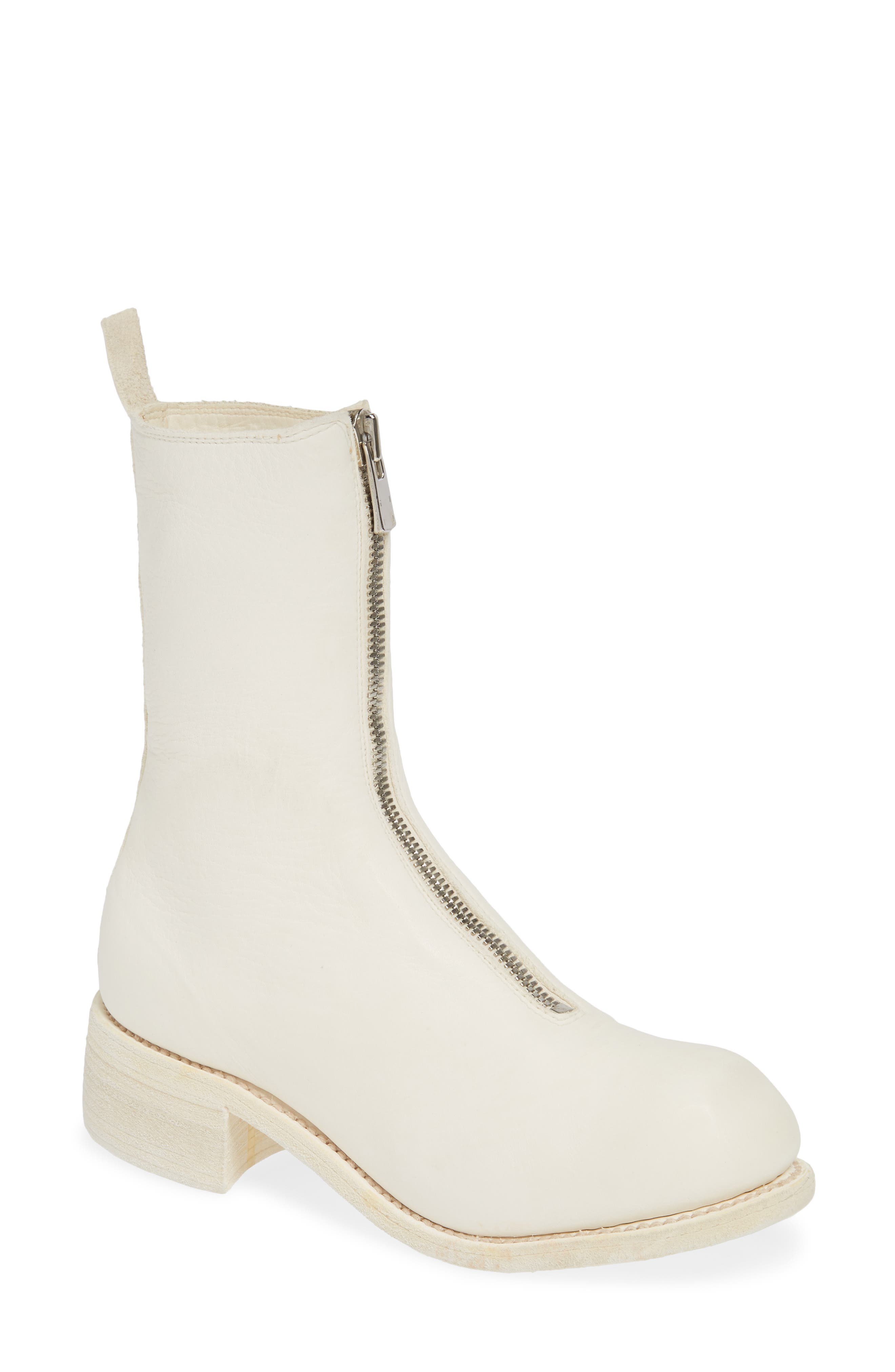 guidi white boots