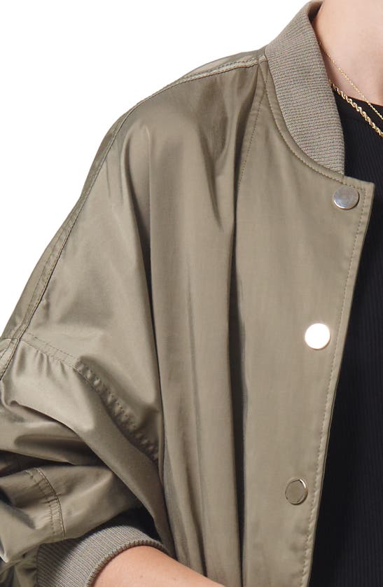 Shop Citizens Of Humanity Sasha Bomber Jacket In Olivine