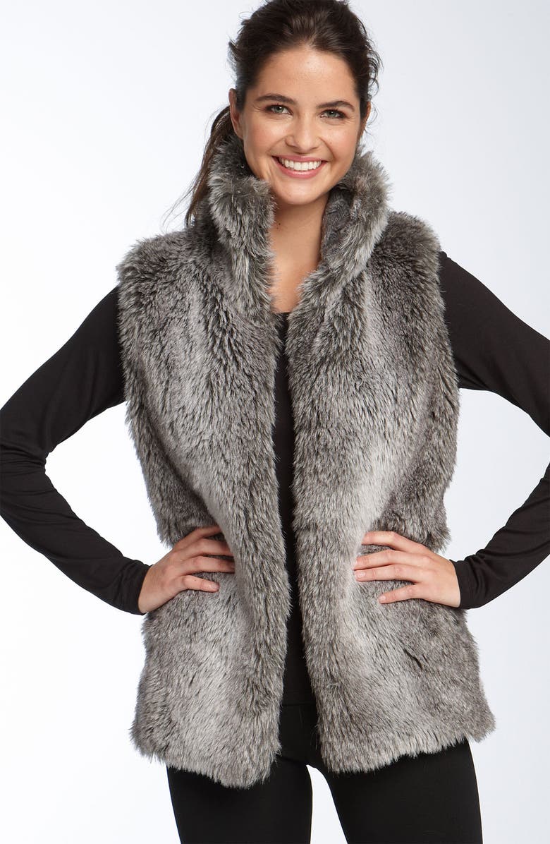 Kristen Blake Reversible Faux Fur Vest | Nordstrom