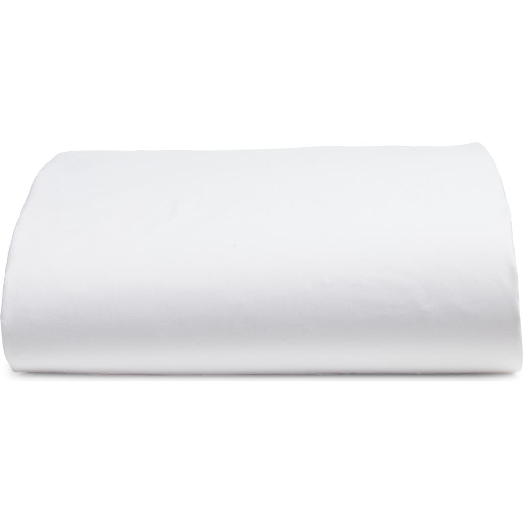 Nordstrom 400 Thread Count Organic Cotton Percale Fitted Sheet In White