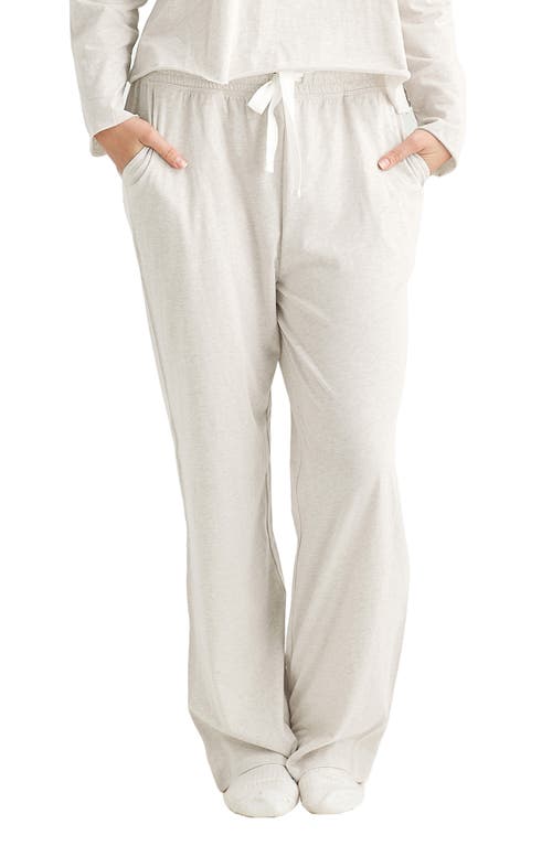 Jada Cotton Pajama Pants in Ecru