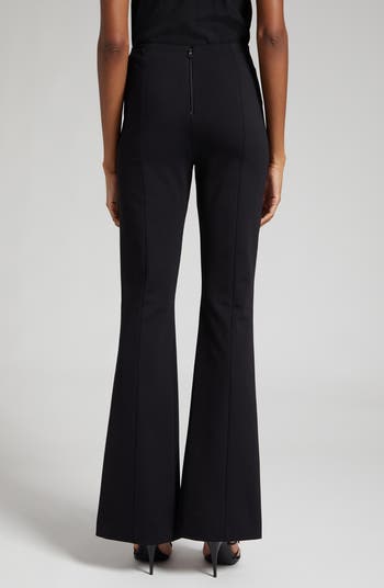 Alice + Olivia Emiko Split Cuff High Waist Flare Pants | Nordstrom