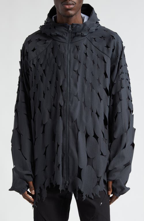 POST ARCHIVE FACTION 5.1 Water Resistant Technical Left Jacket in Black at Nordstrom, Size Large
