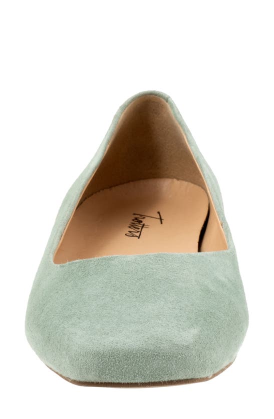 Shop Trotters Honor Flat In Seafoam