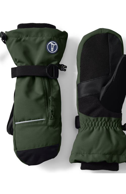 Shop Lands' End Expedition Winter Mittens In Fresh Evergreen