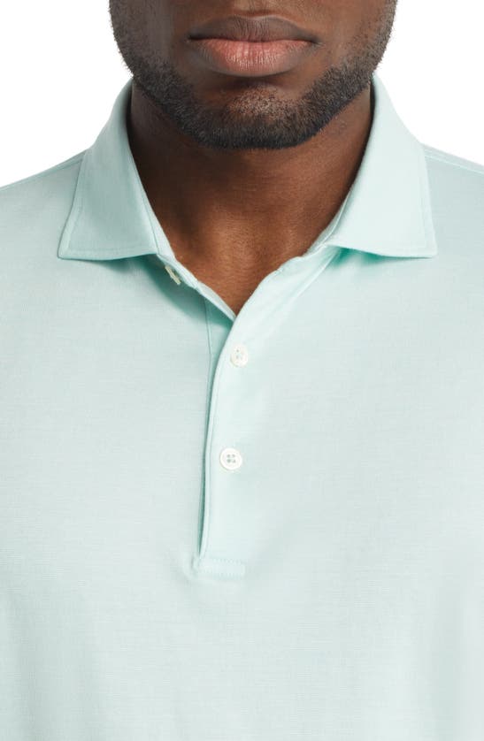 Peter Millar Crown Crafted Excursionist Flex Polo In Capri Breeze ...