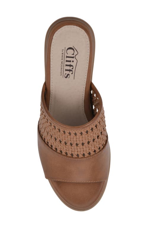 Cliffs By White Mountain Corley Heeled Mule In Whiskey/burnished/smooth